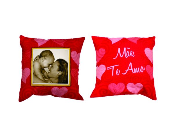 ALMOFADA PERSONALIZADA MÃE TE AMO